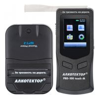 Алкотектор PRO-100 touch-M plus (тач-м плюс) с принтером